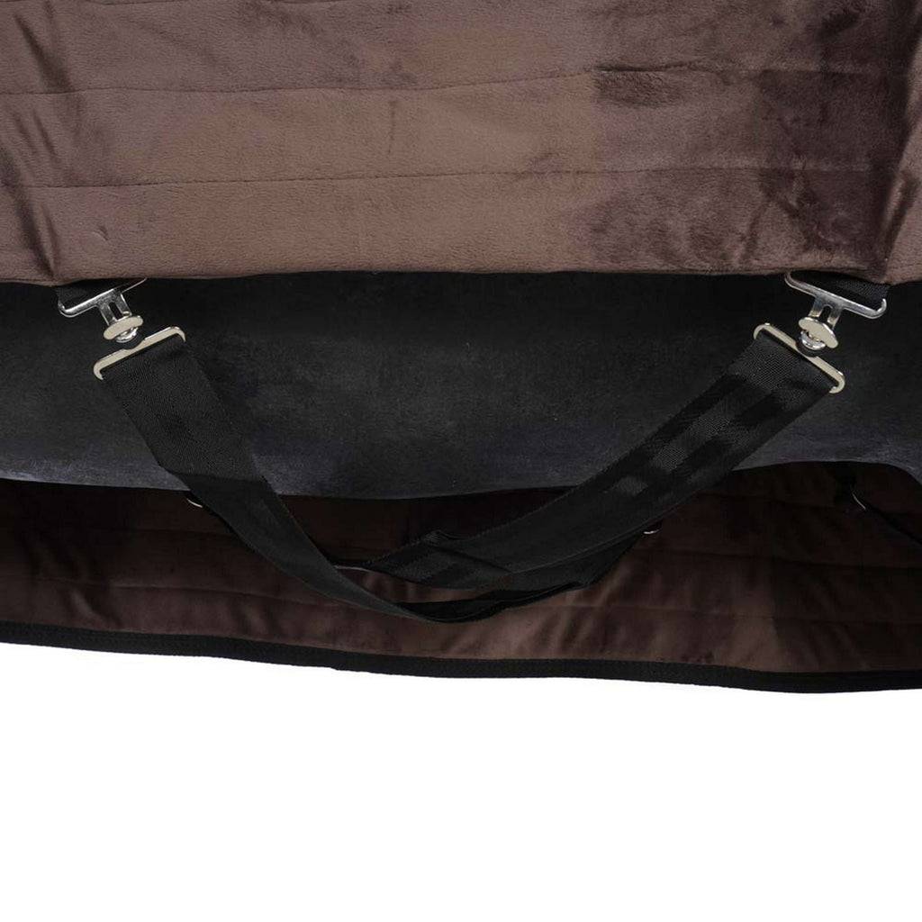 EQUITHÈME Coperta da scuderia Teddy Nero/Marrone