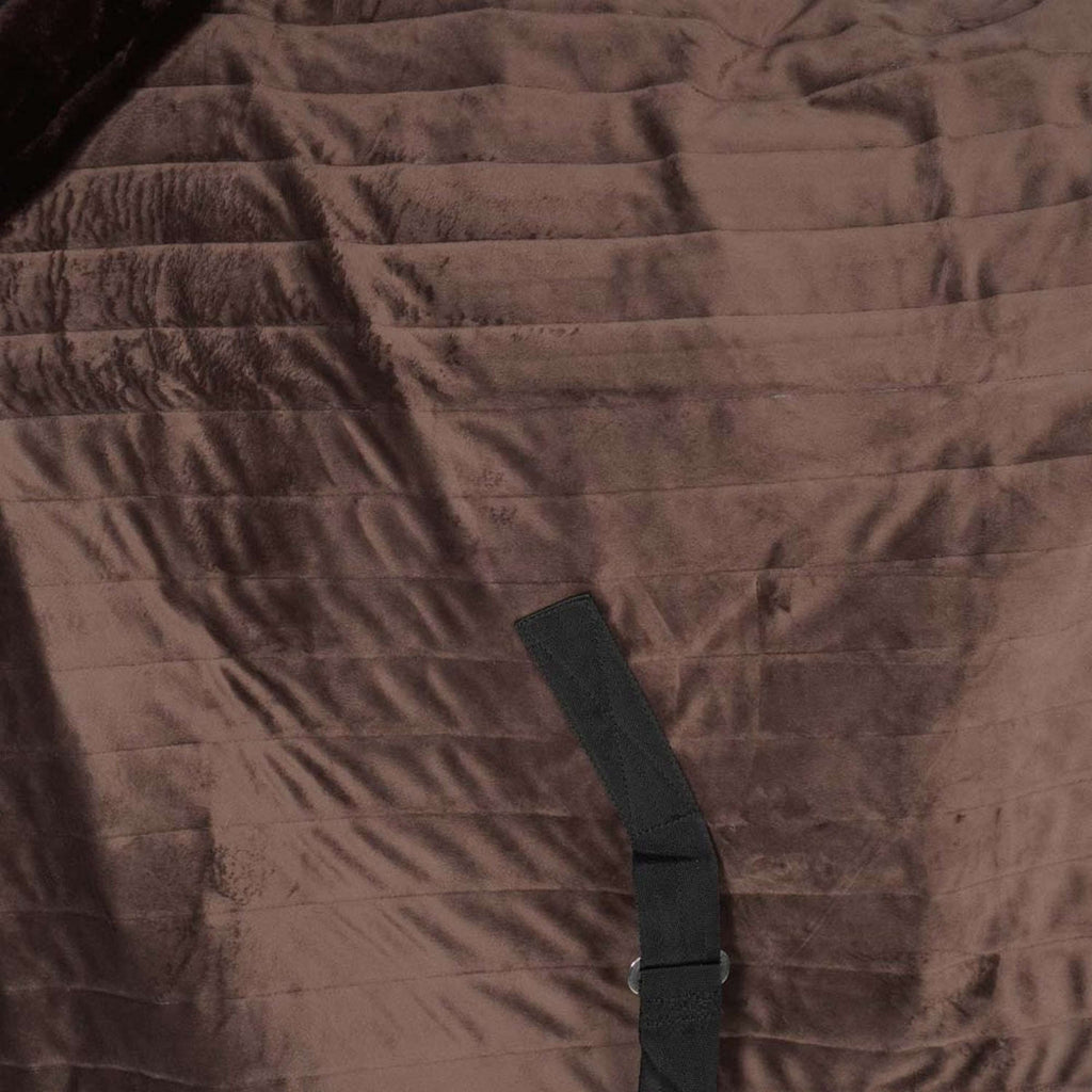 EQUITHÈME Coperta da scuderia Teddy Nero/Marrone