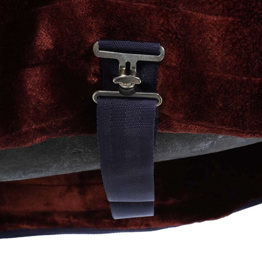 EQUITHÈME Coperta da scuderia Teddy Foderato con Pelle di Pecora Sintetica Navy