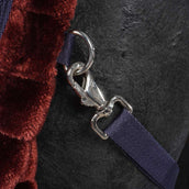 EQUITHÈME Coperta da scuderia Teddy Foderato con Pelle di Pecora Sintetica Navy