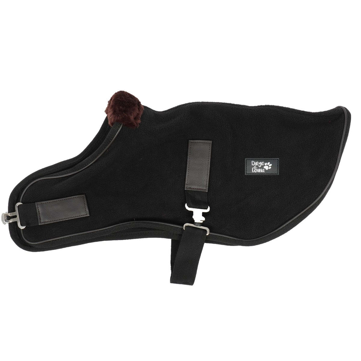 Diego & Louna Coperta per Cani Polar Nero