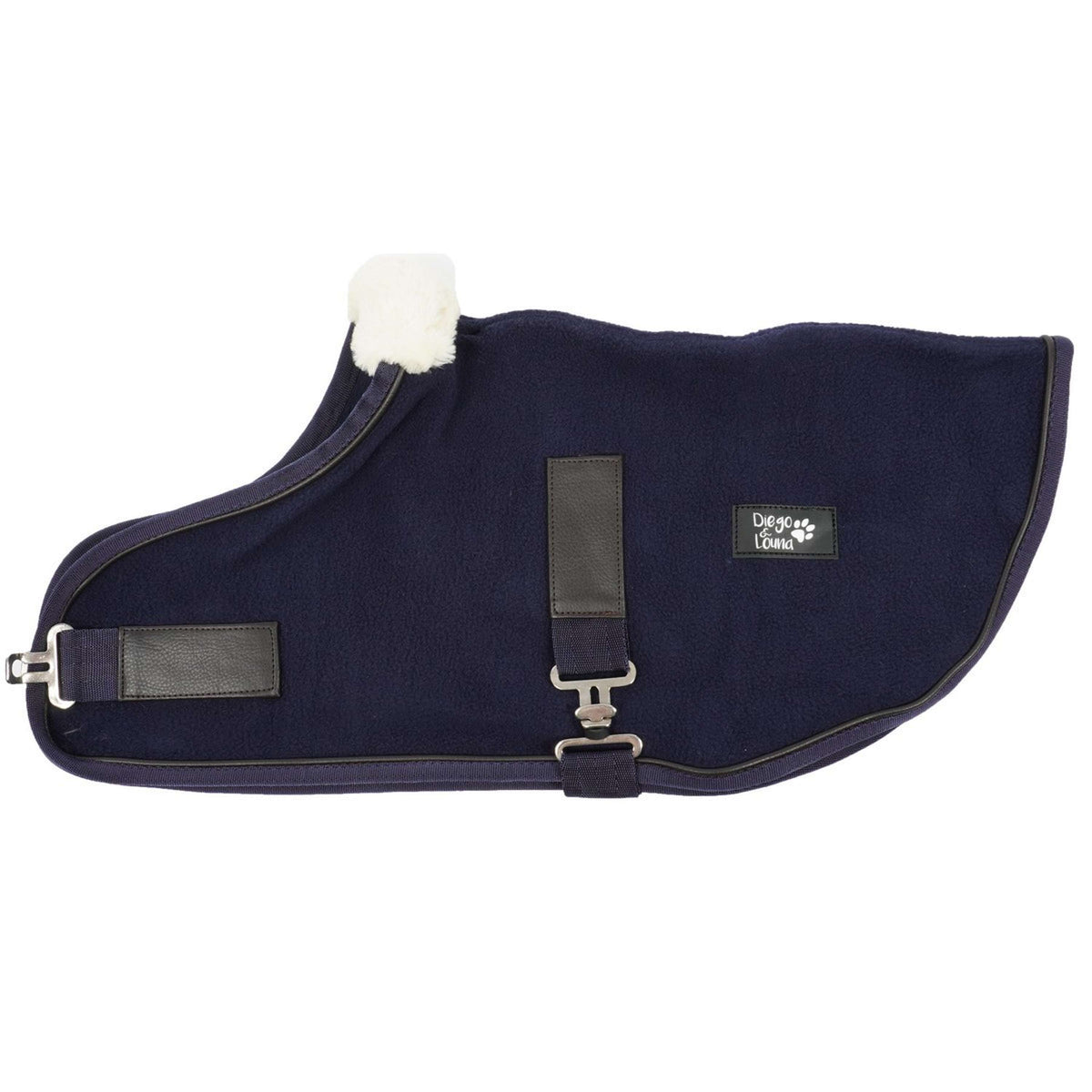 Diego & Louna Coperta per Cani Polar Navy