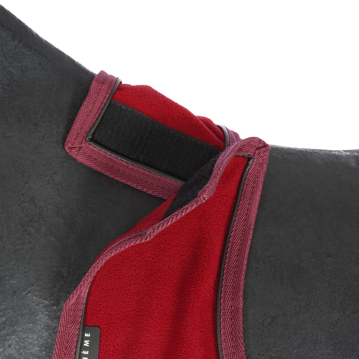 EQUITHÈME Coperta da esercizio Teddy Fleece Bordeaux