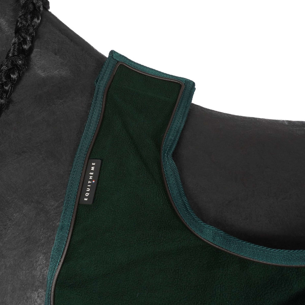 EQUITHÈME Coperta da esercizio Teddy Fleece Verde