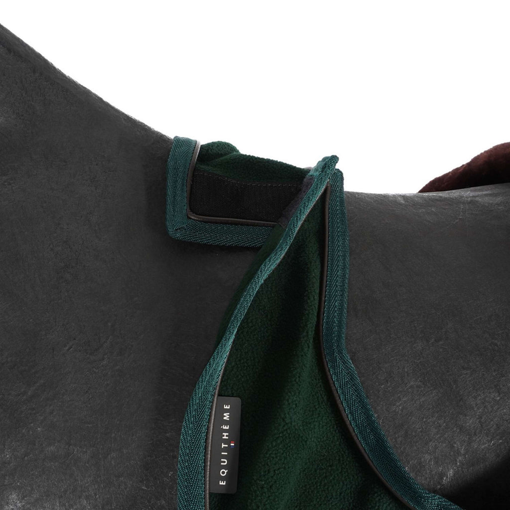 EQUITHÈME Coperta da esercizio Teddy Fleece Verde
