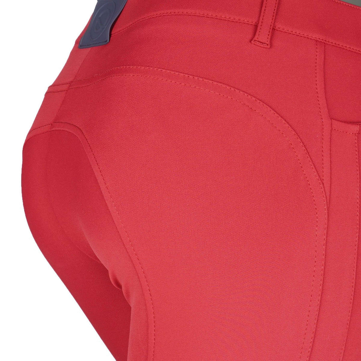 EQODE by Equiline Pantaloni da Equitazione Delma Ciliegia