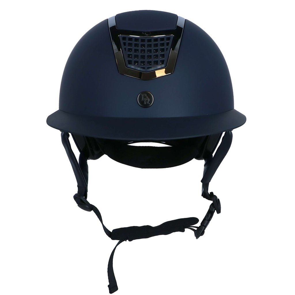 BR Casco da equitazione Lambda Plus Painted Navy/Gunmetal