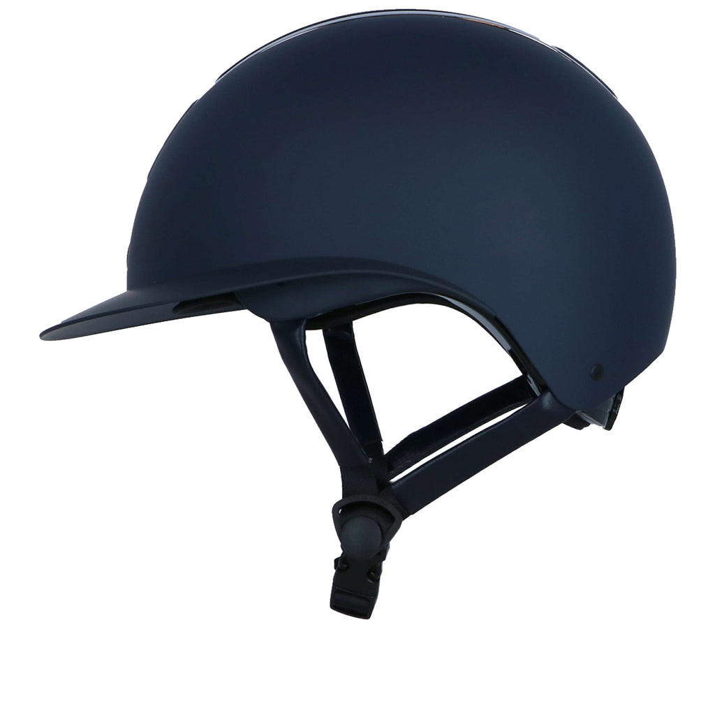 BR Casco da equitazione Lambda Plus Painted Navy/Gunmetal