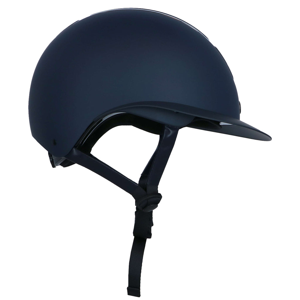 BR Casco da equitazione Lambda Plus Painted Navy/Gunmetal