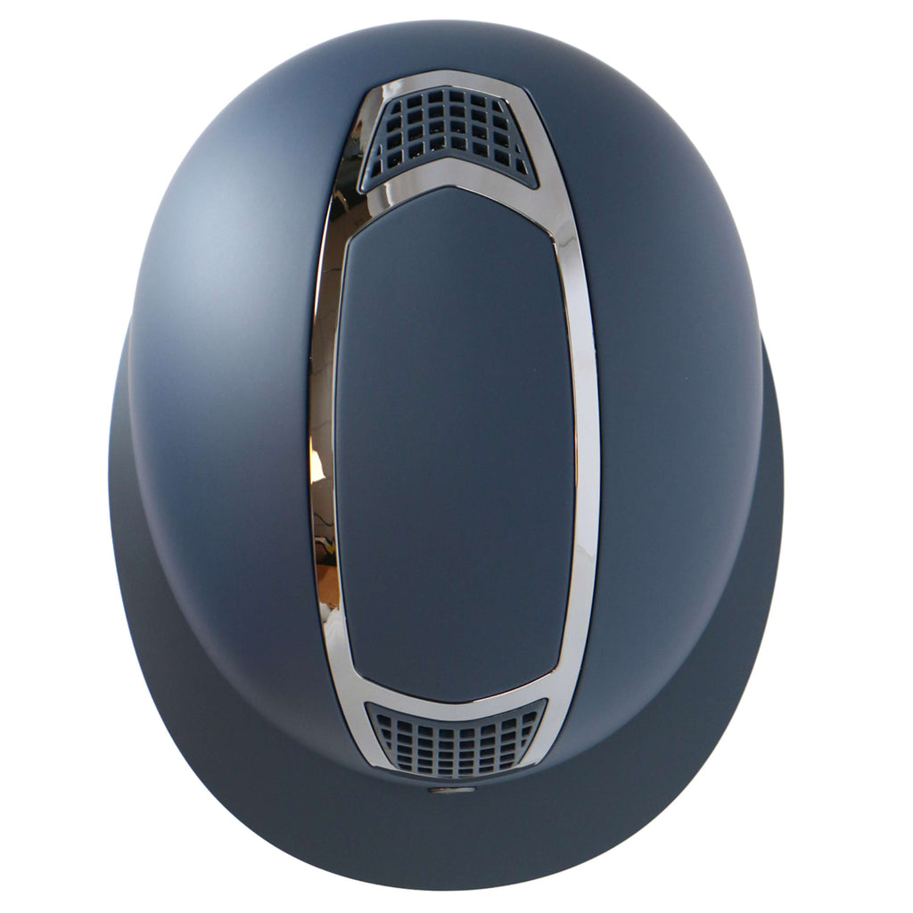 BR Casco da equitazione Lambda Plus Painted Navy/Gunmetal