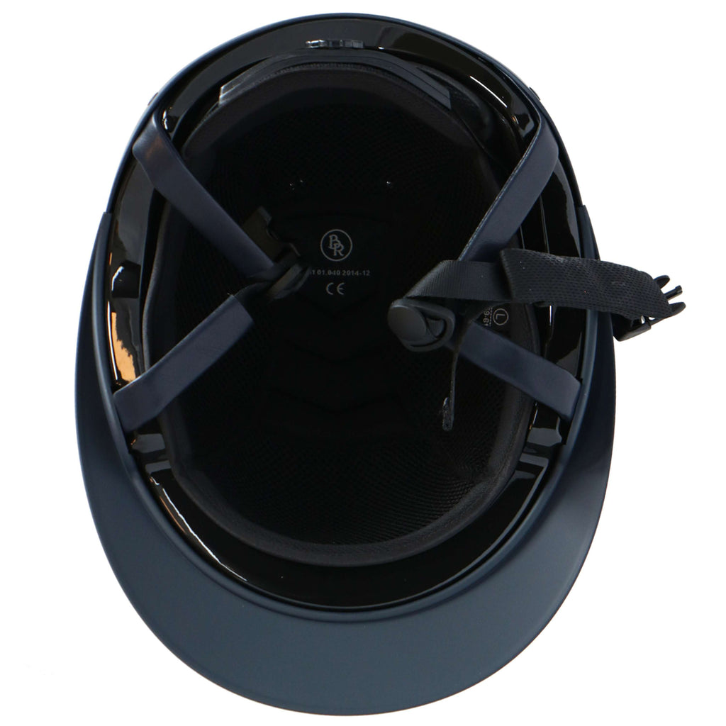 BR Casco da equitazione Lambda Plus Painted Navy/Gunmetal