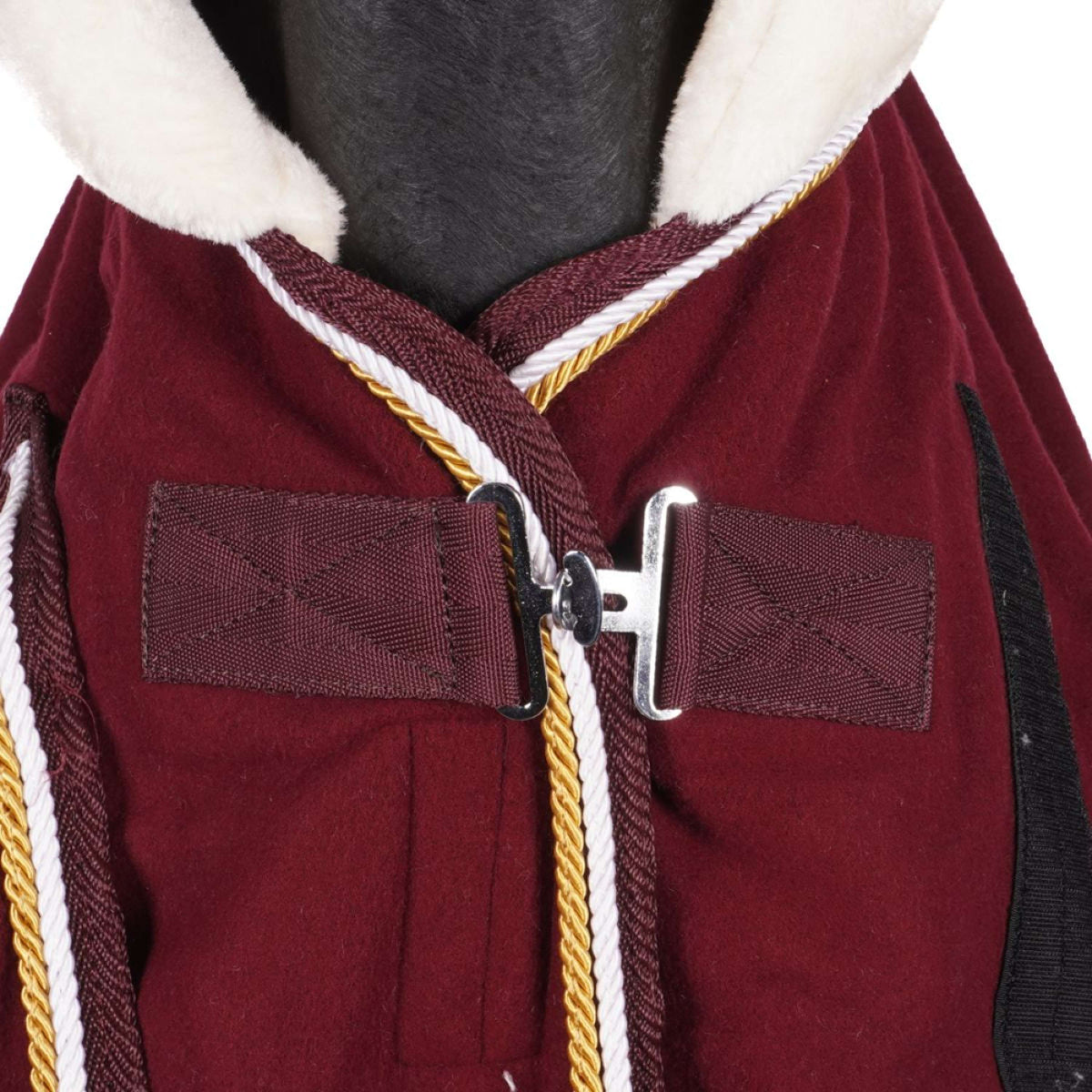 HB Ruitersport Coperta da esposizione Dutch Crown Little Sizes Borgogna