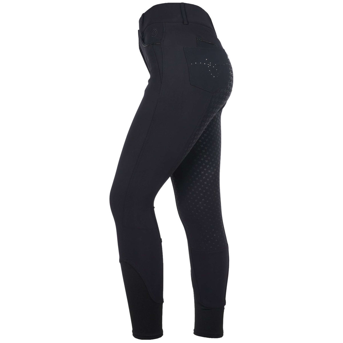 ANKY Pantaloni da Equitazione Regally Sedere in Silicone Donna Nero