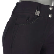 ANKY Pantaloni da Equitazione Regally Sedere in Silicone Donna Nero