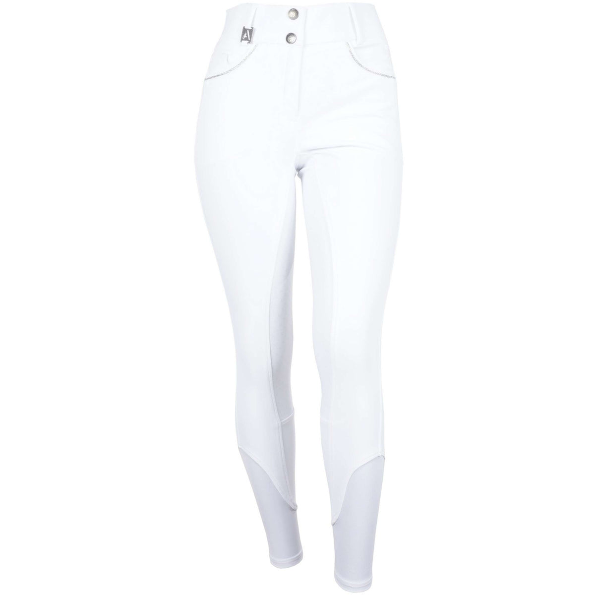 ANKY Pantaloni da Equitazione Regally Sedere in Silicone Donna Bianco