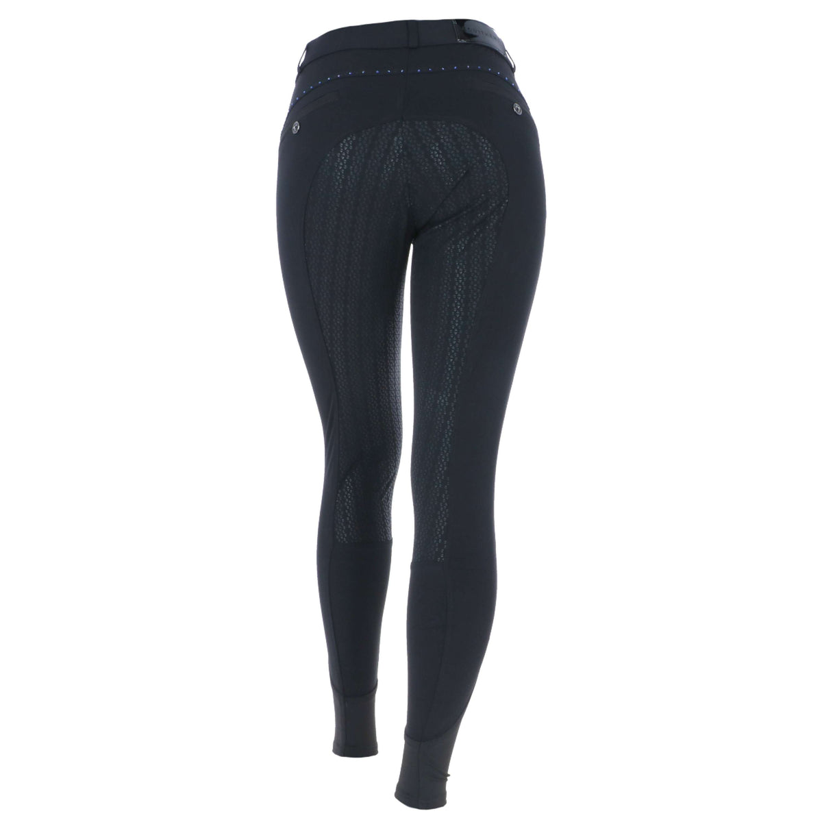 EQUITHÈME Pantaloni da Equitazione Safir Nero/Blu