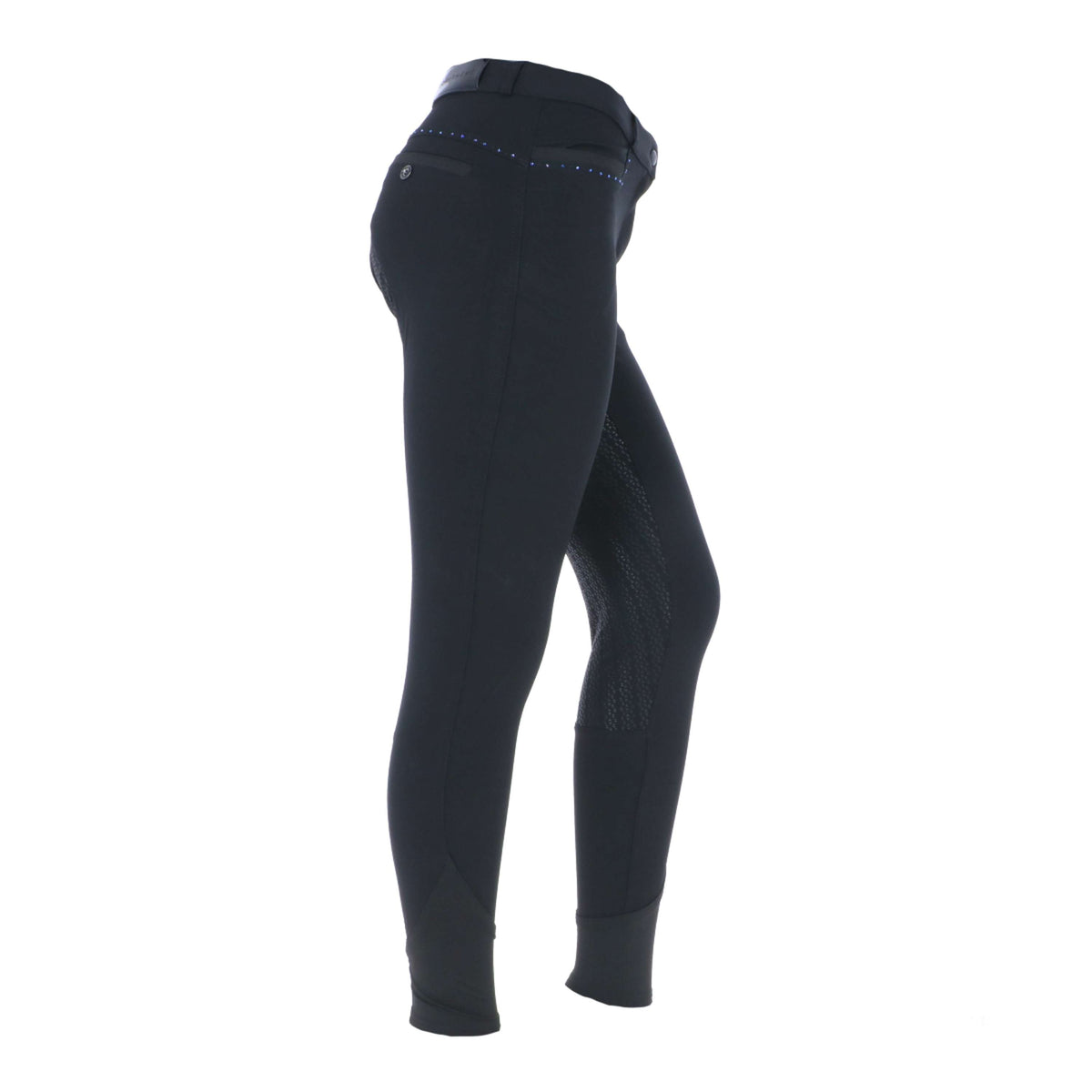 EQUITHÈME Pantaloni da Equitazione Safir Nero/Blu
