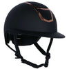 Harry's Horse Casco da equitazione Mont Blanc Sparkle Nero/Oro rosa