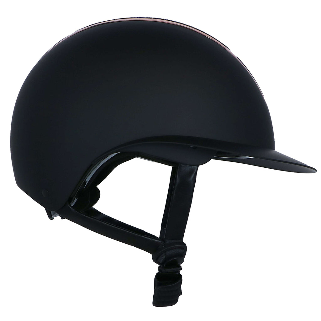 Harry's Horse Casco da equitazione Mont Blanc Sparkle Nero/Oro rosa