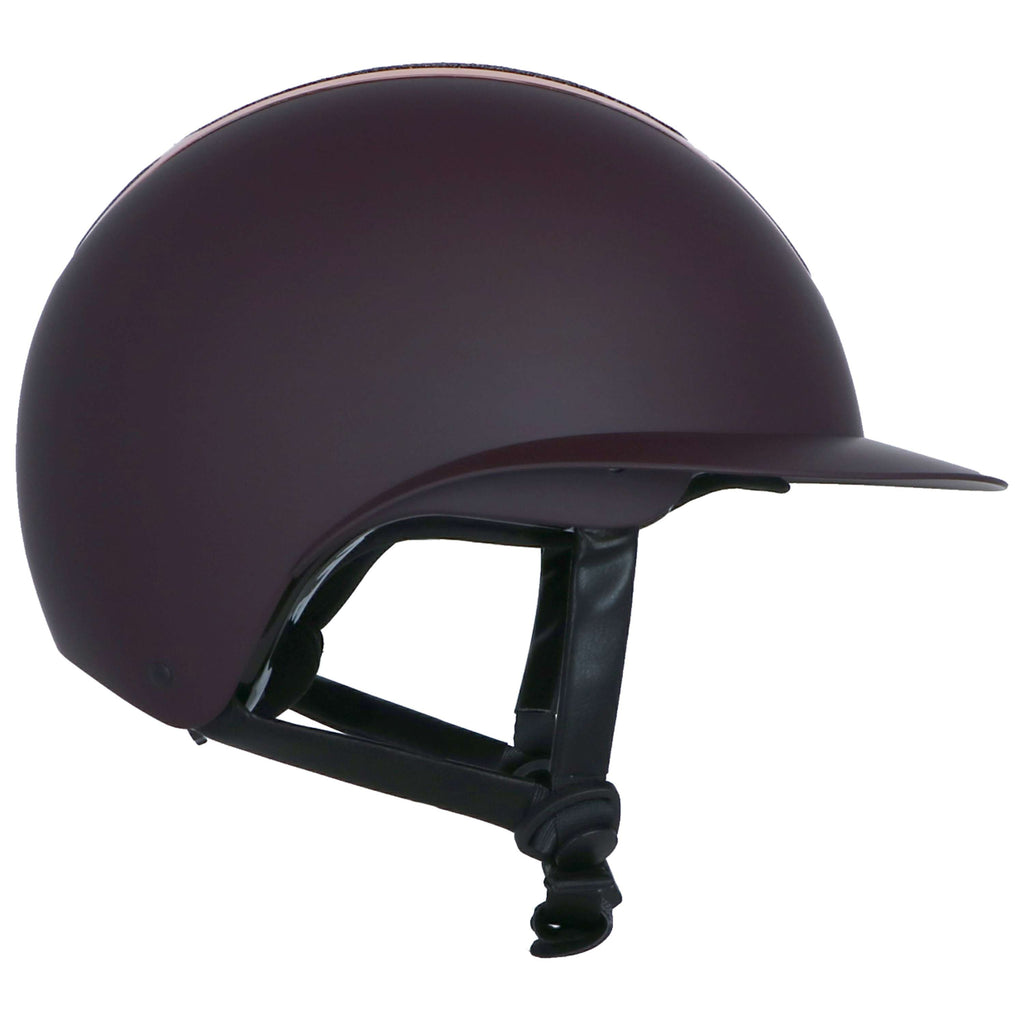 Harry's Horse Casco da equitazione Mont Blanc Sparkle Bordeaux/Rosegold