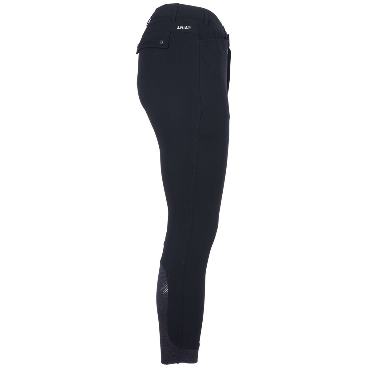 Ariat Pantaloni da Equitazione Tri Factor Grip Knee Patch Nero