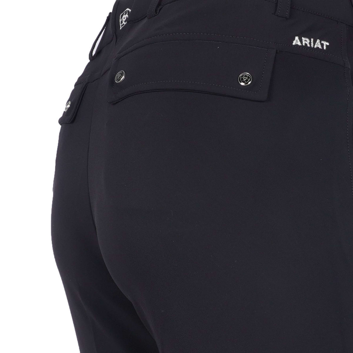Ariat Pantaloni da Equitazione Tri Factor Grip Knee Patch Nero