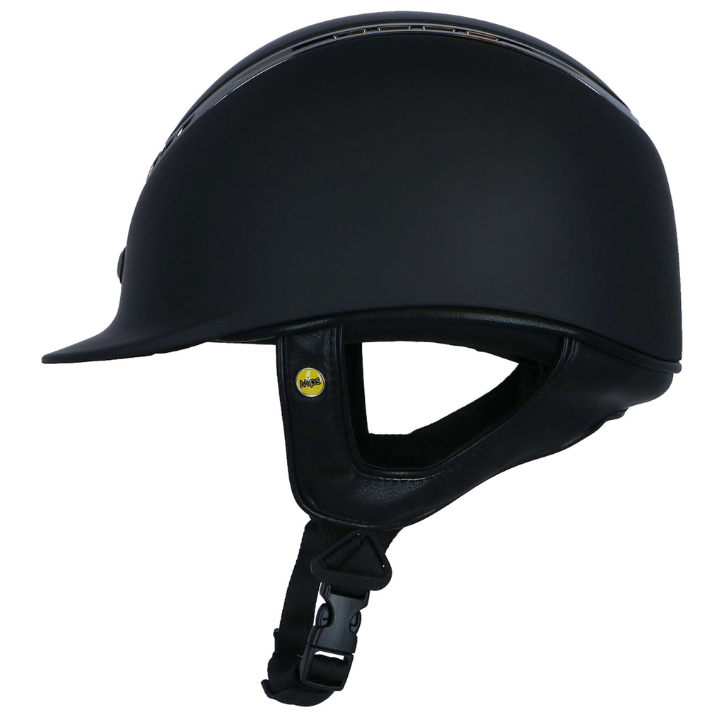 Back on Track Casco da equitazione EQ3 Pardus Smooth Top Mips Nero