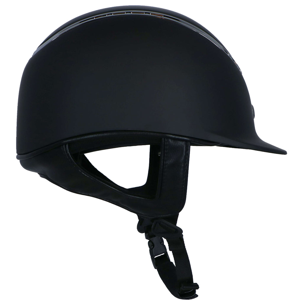 Back on Track Casco da equitazione EQ3 Pardus Smooth Top Mips Nero