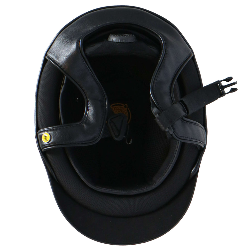 Back on Track Casco da equitazione EQ3 Pardus Smooth Top Mips Nero