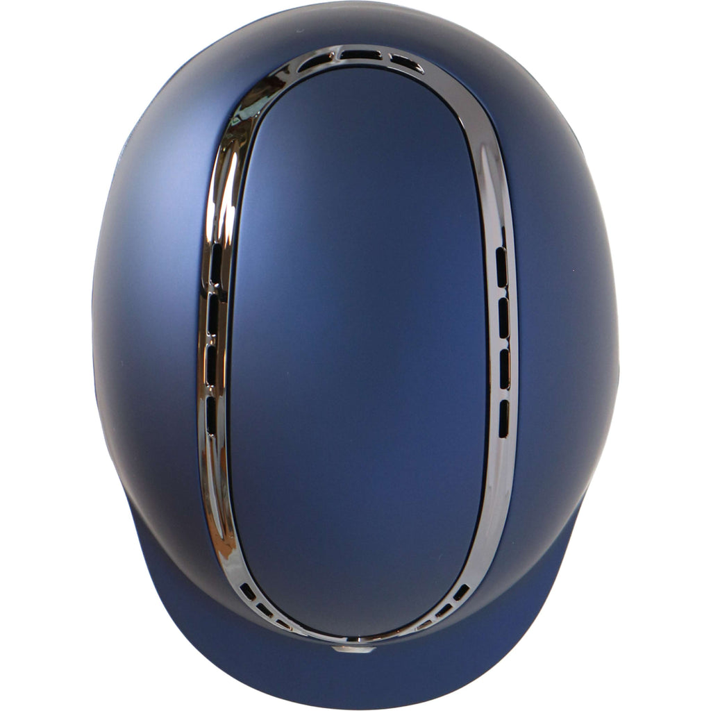 Back on Track Casco da equitazione EQ3 Pardus Smooth Top Mips Blu