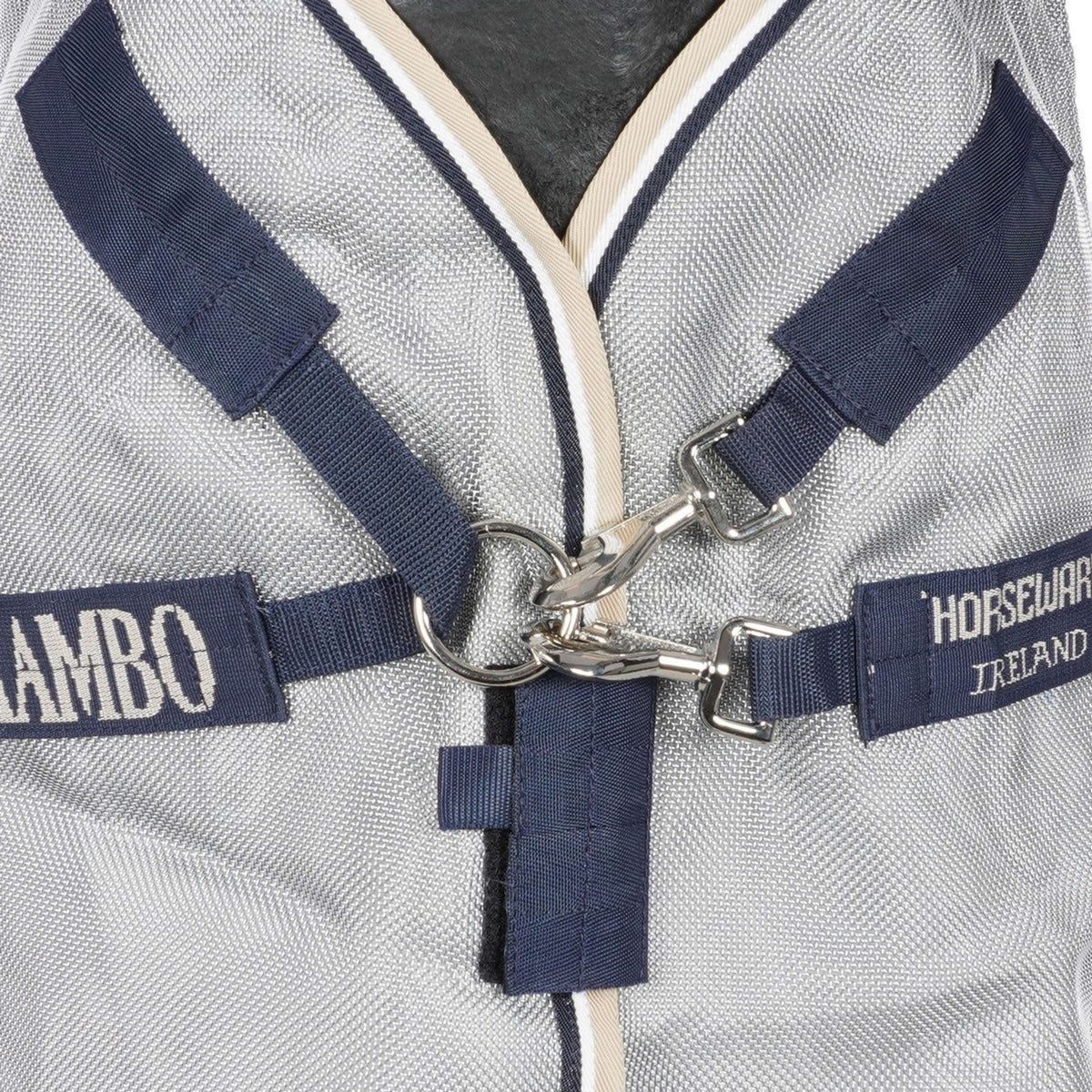 Rambo Coperta Antimosche Protector Plus Argento/Blu scuro/Bianco