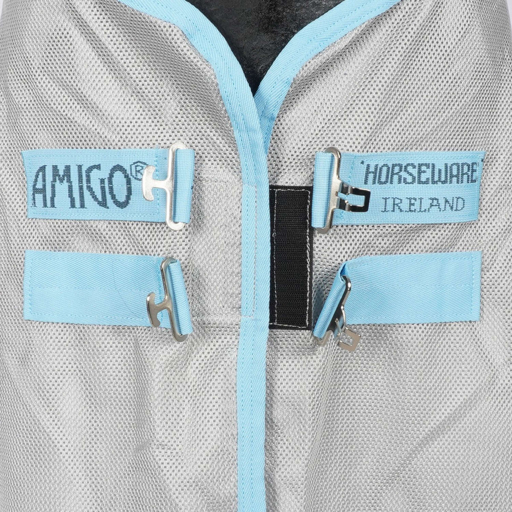 Amigo Coperta Antimosche Eco Bug Buster Silver/Sky Blue