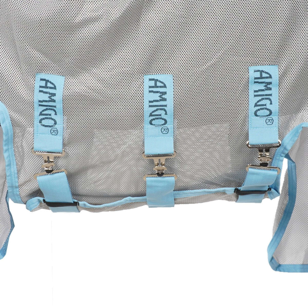 Amigo Coperta Antimosche Eco Bug Buster Silver/Sky Blue