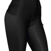 Catago Leggings da Equitazione Troy Full Grip Nero