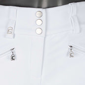 Cavallo Pantaloni da Equitazione Caja Grip High Waist Bianco