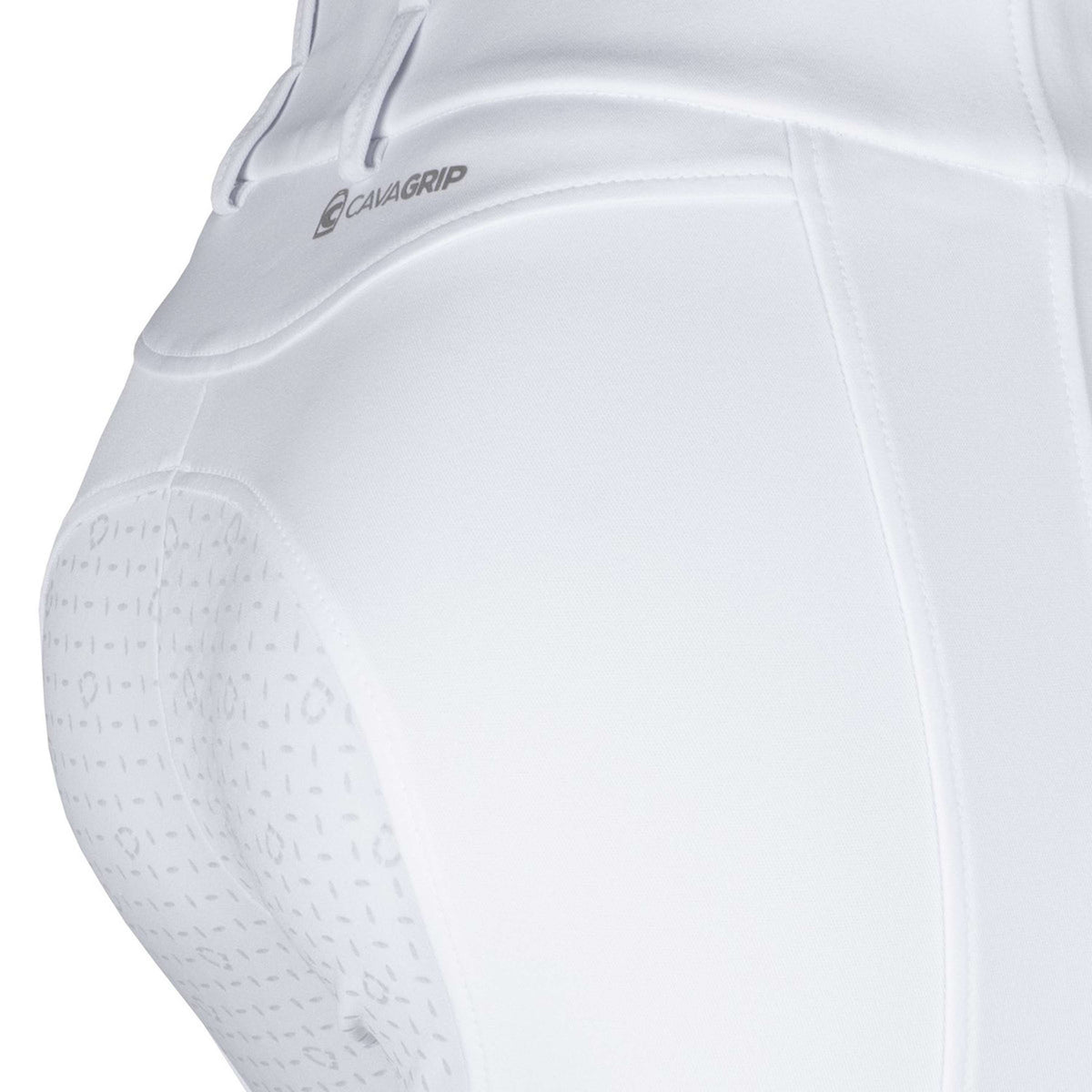 Cavallo Pantaloni da Equitazione Caja Grip High Waist Bianco