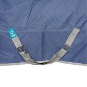 EQUITHÈME Coperta Impermeabile Tyrex 600D 50g Blu