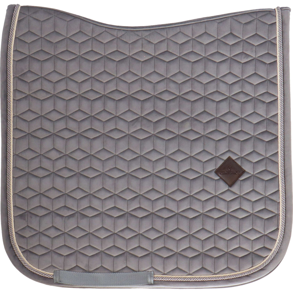 Kentucky Horsewear Sottosella Basic Velvet Dressage Grigio