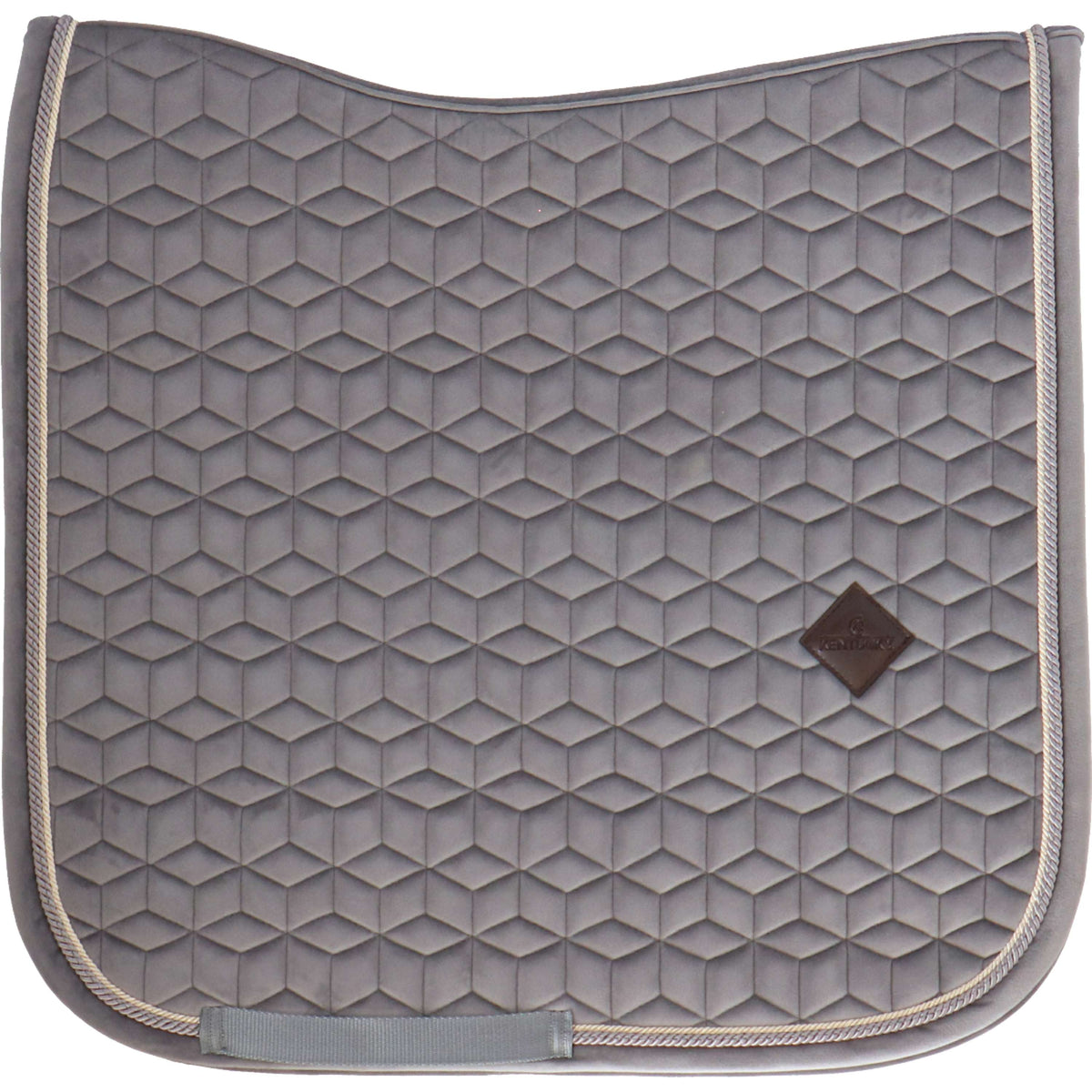Kentucky Horsewear Sottosella Basic Velvet Dressage Grigio