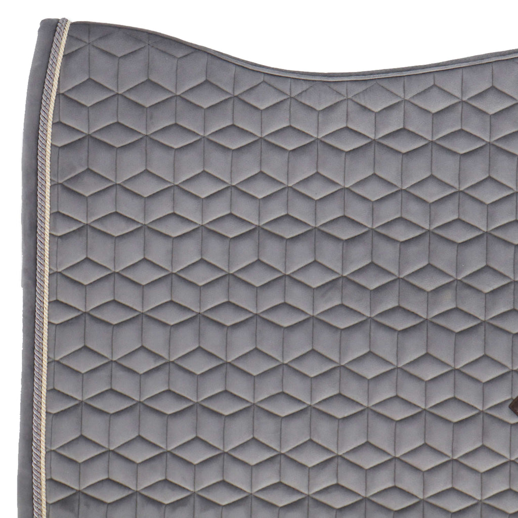 Kentucky Horsewear Sottosella Basic Velvet Dressage Grigio