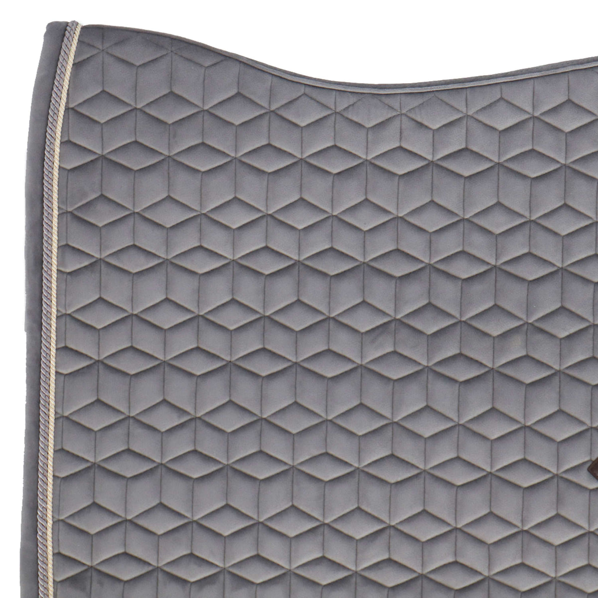 Kentucky Horsewear Sottosella Basic Velvet Dressage Grigio