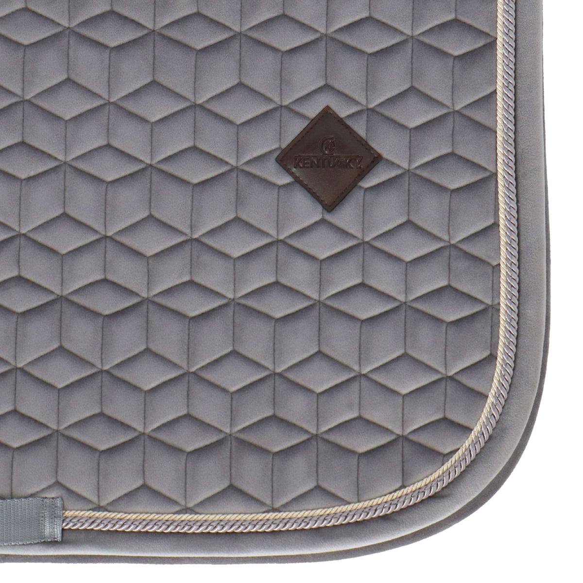 Kentucky Horsewear Sottosella Basic Velvet Dressage Grigio