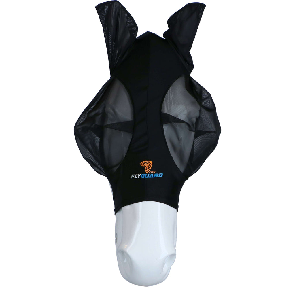 Shires Maschera per Mosche Stretch Nero intenso
