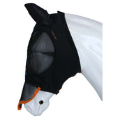 Shires Maschera per Mosche Stretch Nero intenso