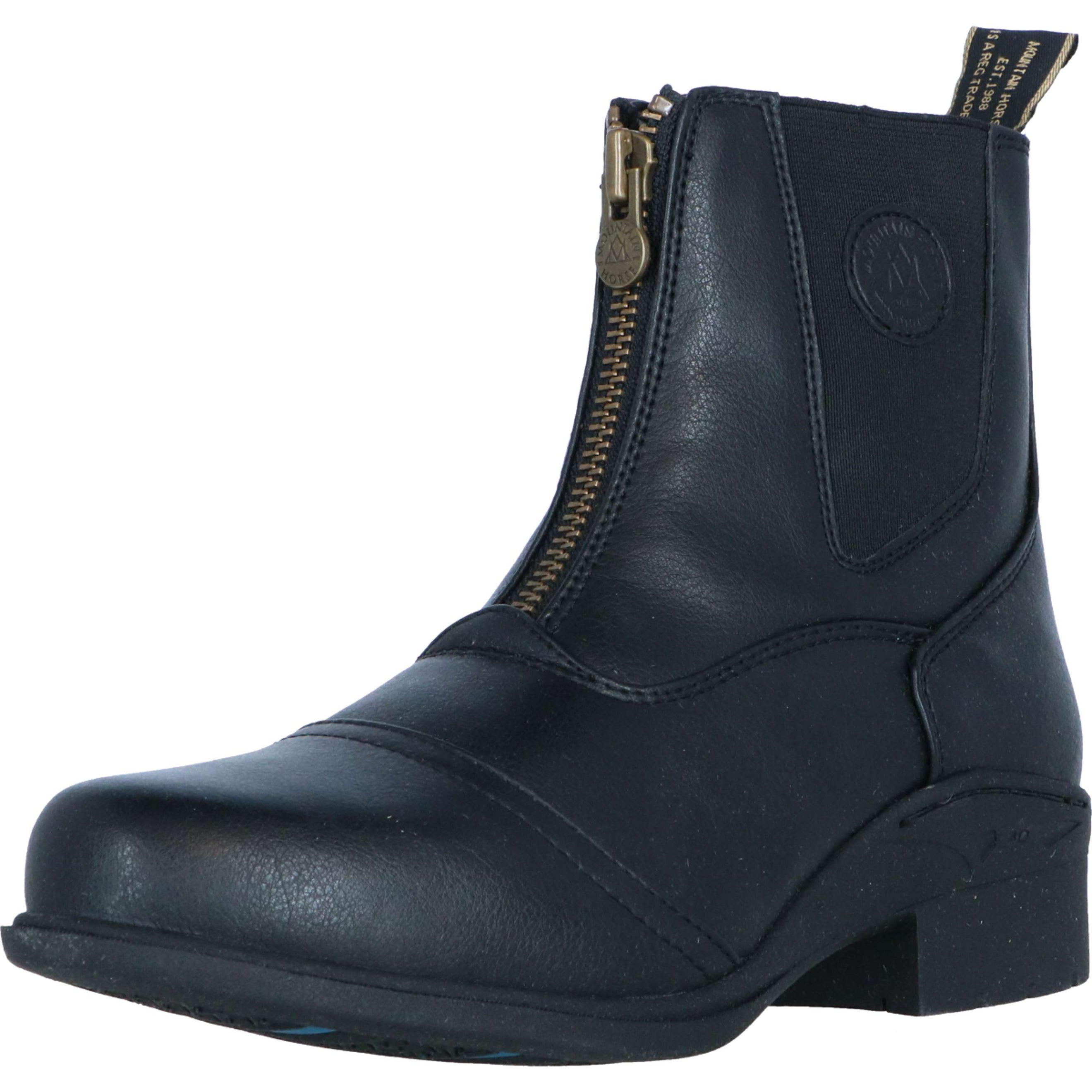 Mountain Horse Stivaletto Veganza Zip Paddock Nero