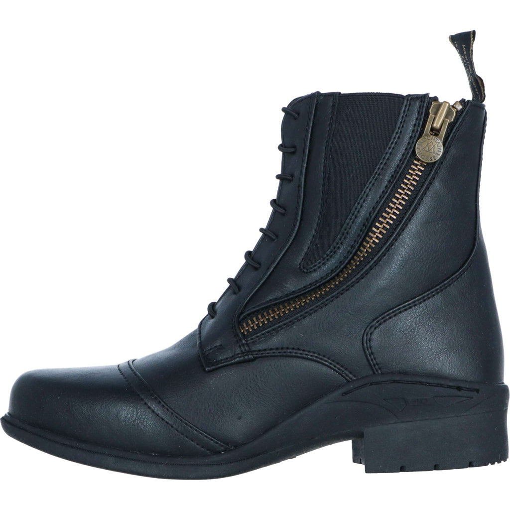Mountain Horse Stivaletto Veganza Side Zip Paddock Nero
