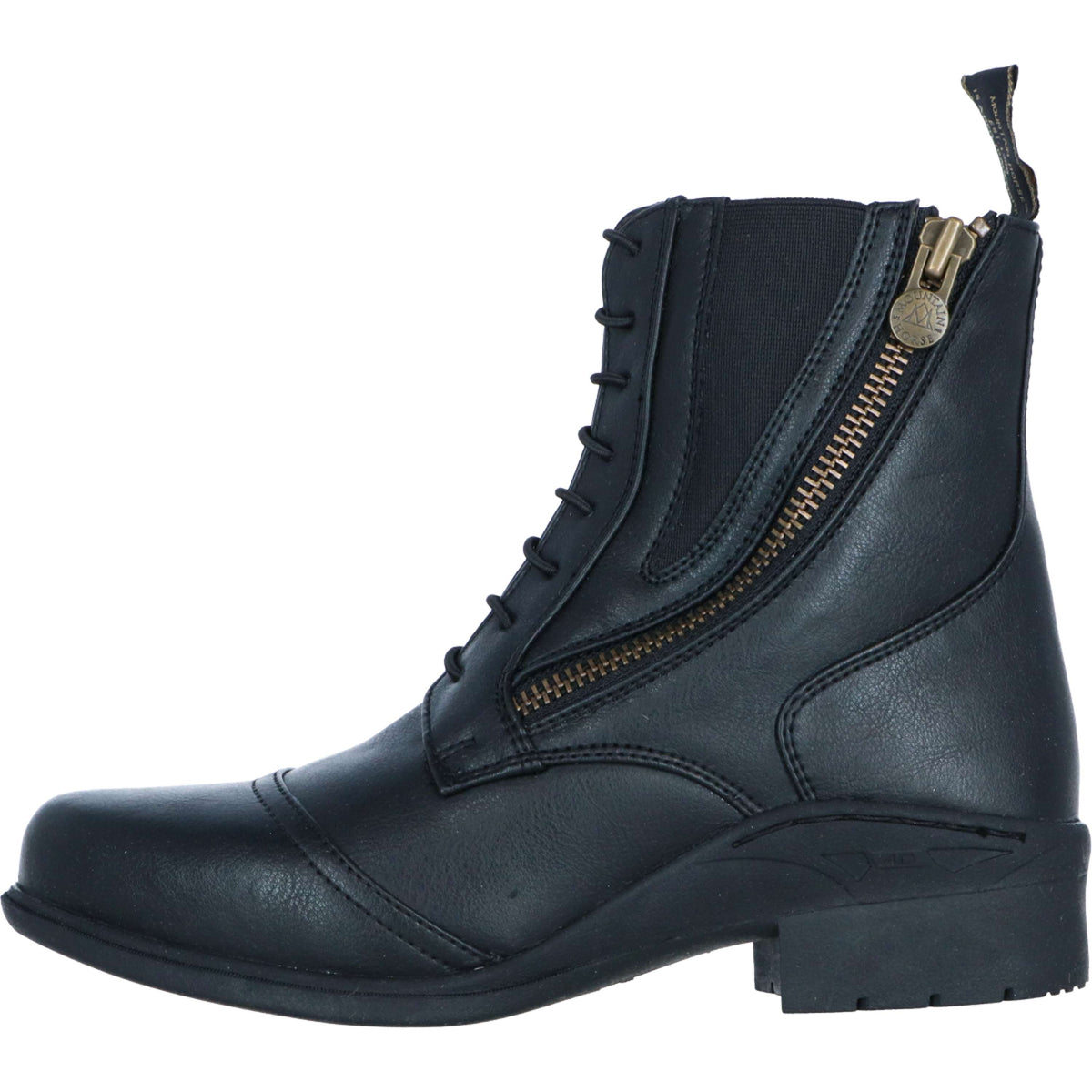 Mountain Horse Stivaletto Veganza Side Zip Paddock Nero