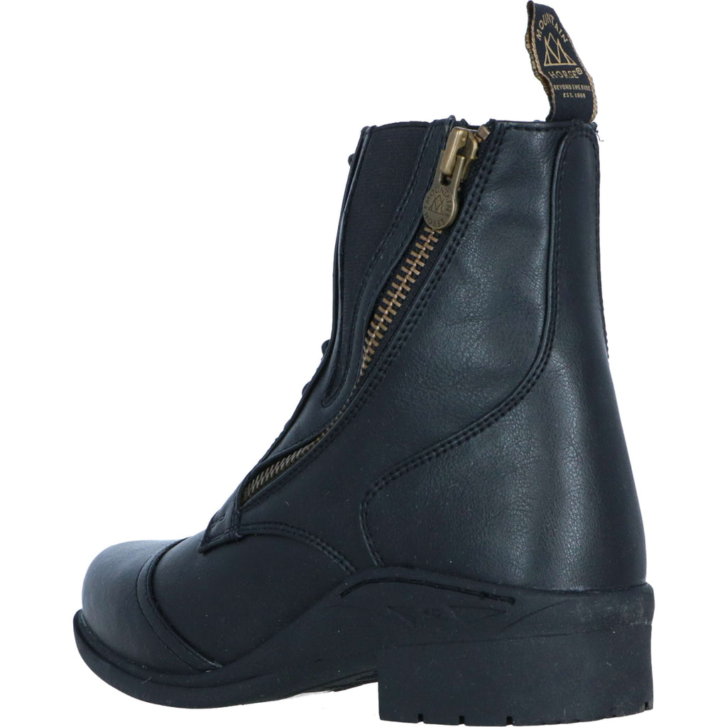 Mountain Horse Stivaletto Veganza Side Zip Paddock Nero