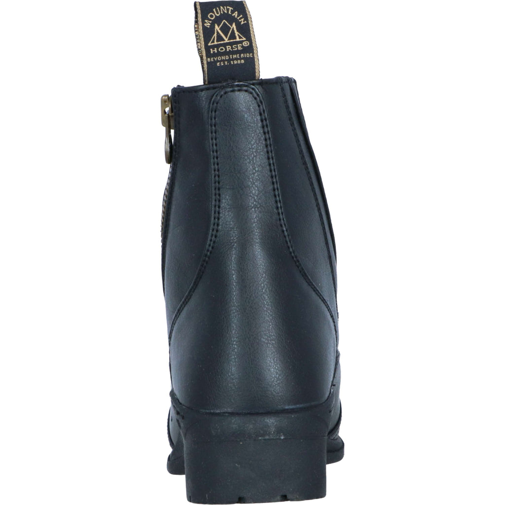Mountain Horse Stivaletto Veganza Side Zip Paddock Nero