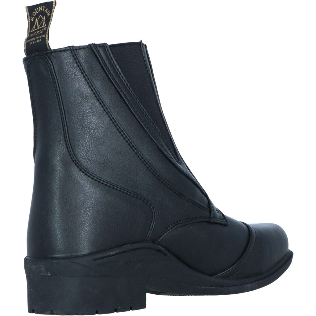 Mountain Horse Stivaletto Veganza Side Zip Paddock Nero
